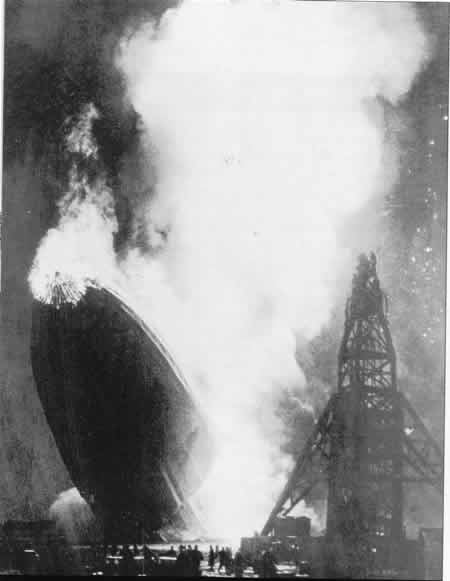 Das Sterben des Luftschiffs "Hindenburg"